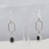 Raw Pyrite Durzi Silver Earrings