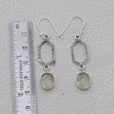 Raw Pyrite Durzi Silver Earrings