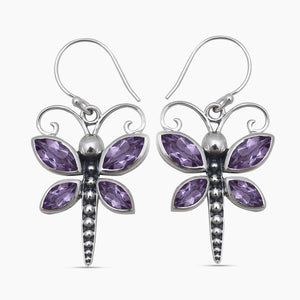 Mystic Quartz Silver Earrings