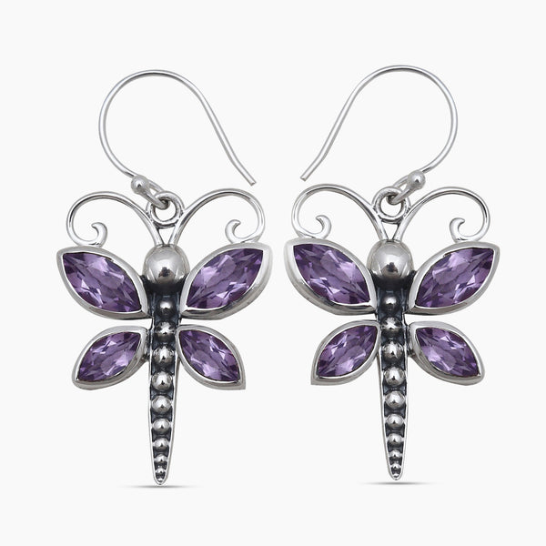 Mystic Quartz Silver Earrings