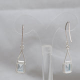 Smoky Quartz Silver Earrings