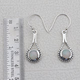 Ethiopian Opal Silver Earrings