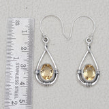 925 Starling Silver Blue Topaz Earring