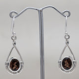 925 Starling Silver Blue Topaz Earring