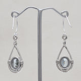 925 Starling Silver Blue Topaz Earring