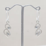 925 Starling Silver Garnet Earring