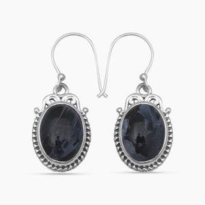 Pietersite Silver Earrings