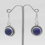 Lapis Lazuli Silver Earrings