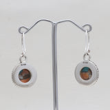 Turquoise Spiny Oyster Silver Earrings