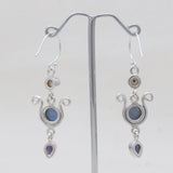 925 Sterling Silver Kyanite Drop Earrings