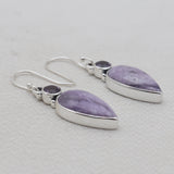 925 Sterling Silver Morado Opal Earrings