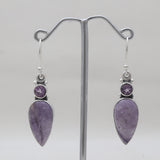 925 Sterling Silver Morado Opal Earrings