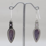 925 Sterling Silver Morado Opal Earrings