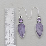 925 Sterling Silver Morado Opal Earrings
