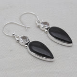 925 Sterling Silver Morado Opal Earrings