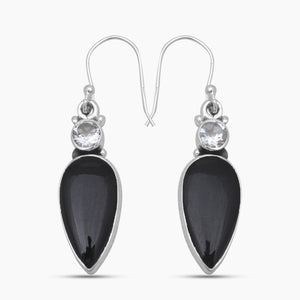 925 Sterling Silver Morado Opal Earrings