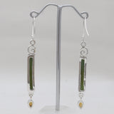 925 Sterling Silver Tourmaline Earrings