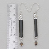 925 Sterling Silver Tourmaline Earrings