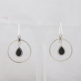 Natural Pyrite Silver Earrings