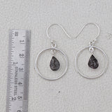Natural Pyrite Silver Earrings