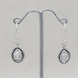 925 Silver Herkimer Quartz Earrings