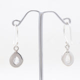 925 Silver Herkimer Quartz Earrings