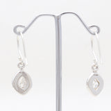 925 Silver Herkimer Quartz Earrings