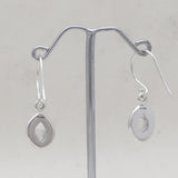 925 Silver Herkimer Quartz Earrings
