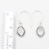 925 Silver Herkimer Quartz Earrings