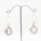925 Silver Herkimer Quartz Earrings