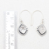925 Silver Herkimer Quartz Earrings