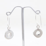 925 Silver Herkimer Quartz Earrings