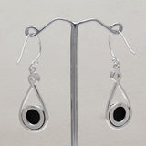 925 Starling Silver Black Onyx Earring