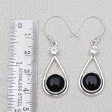 925 Starling Silver Black Onyx Earring