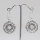 925 Sterling Silver Rainbow Moonstone Earrings