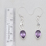 925 Starling Silver Amethyst Earring