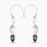 925 Sterling Silver Amethyst Earrings