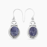 Amethyst Silver Earrings