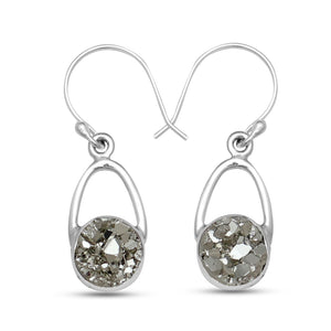 925 Sterling Silver Rose Quartz Earrings