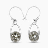 925 Sterling Silver Rose Quartz Earrings