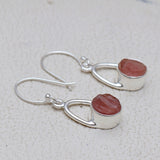 925 Starling Silver Rose Quartz Earring