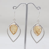 925 Sterling Silver Citrine Earrings