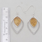 925 Sterling Silver Citrine Earrings