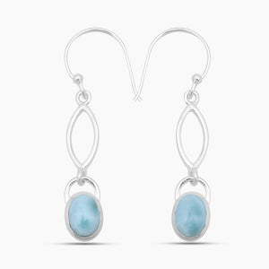 Rainbow Moonstone Silver Earrings