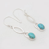 Rainbow Moonstone Silver Earrings