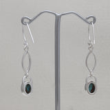 Rainbow Moonstone Silver Earring