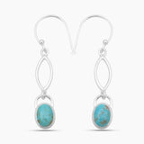 Rainbow Moonstone Silver Earrings