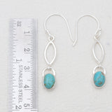 Rainbow Moonstone Silver Earrings