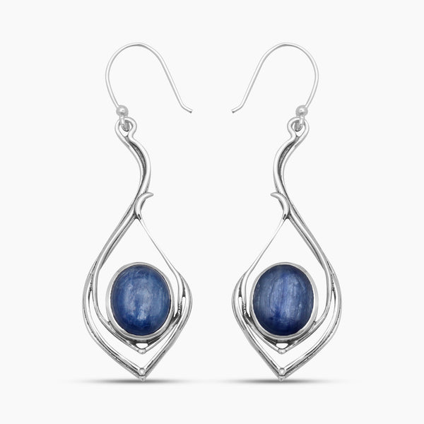 Kyanite Silver Earrings
