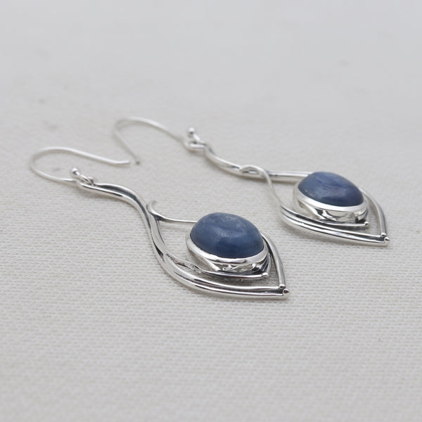 Kyanite Silver Earrings